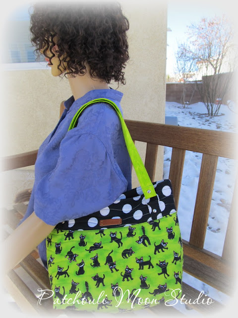 Patchouli Moon Studio~ Make it Yours Bag & Cat Fabric Folder