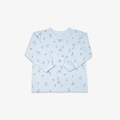 SET 5 áo dài tay Miomio cài giữa mỏng – Size 1M, Mèo xanh