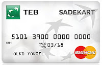 TEB Sade Kart Sade Kart