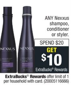 Cheap Nexxus Shampoo CVS Deal 12-15-12-21
