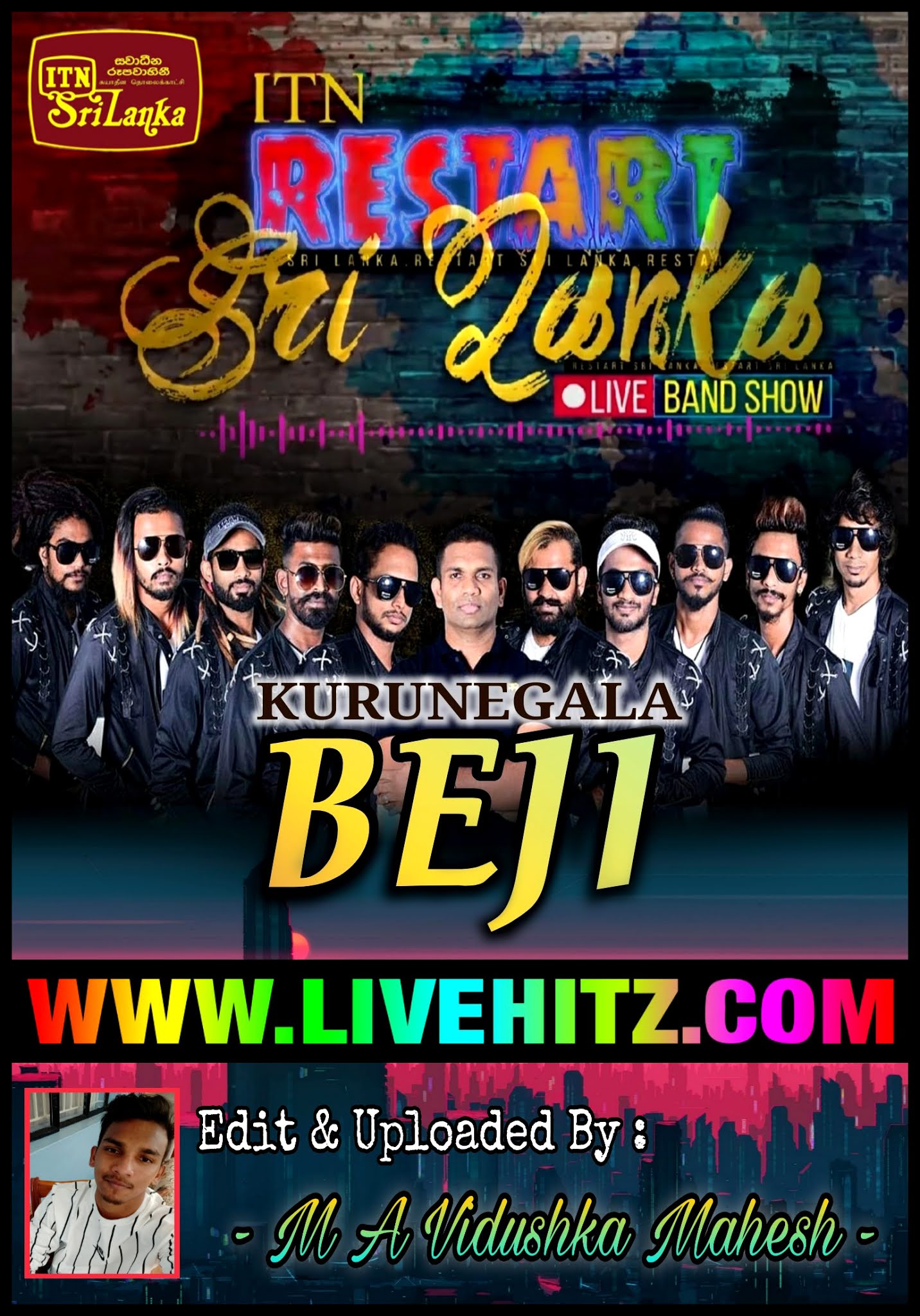 ITN RESTART SRI LANKA LIVE BAND SHOW WITH BEJI 2020-07-26 - WwW