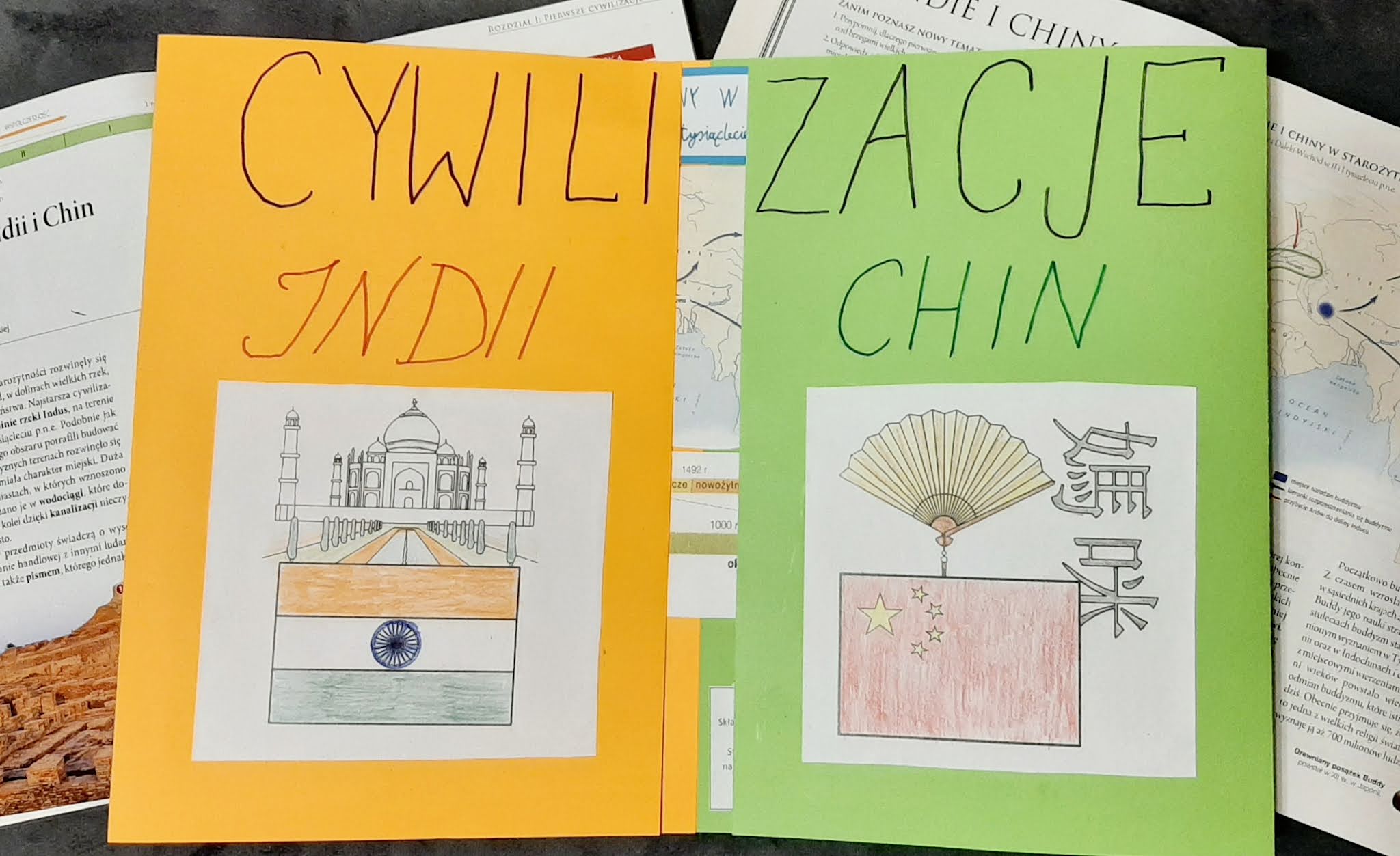 Cywilizacja Indii I Chin Klasa 5 Mama do Sześcianu: Lapbook - Cywilizacje Indii i Chin