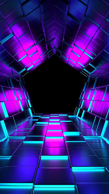 Papel de Parede 3d Tunel para Celular - Papel de Parede HD
