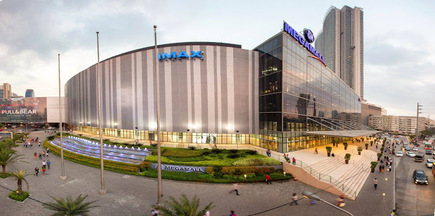 One out of the largest malls in the world is SM Megamall.