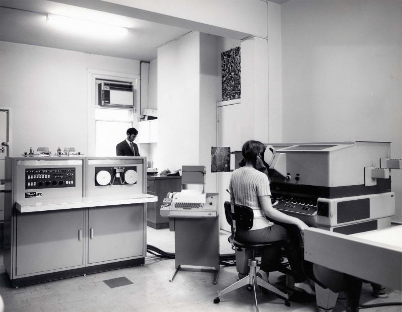 Vintage photos show the workplace and offices of the past  1970s 1980s - 3