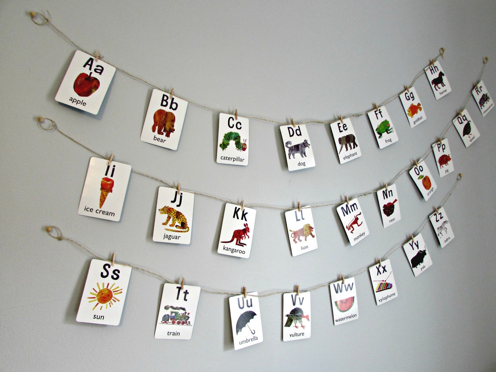 Chicago Jogger DIY Alphabet Nursery Decor