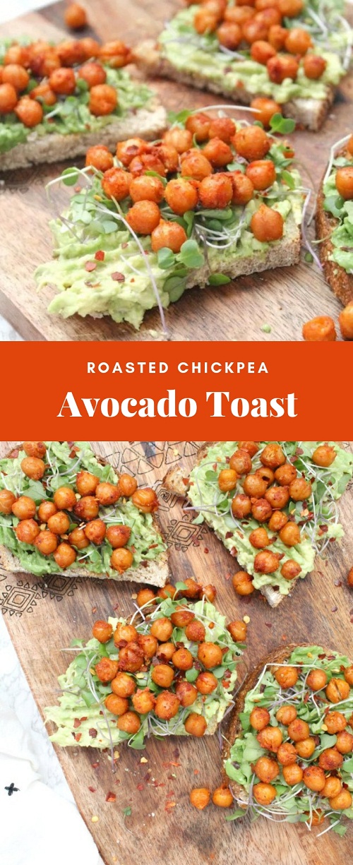 Roasted Chickpea Avocado Toast Roasted Chickpea Avocado Toast