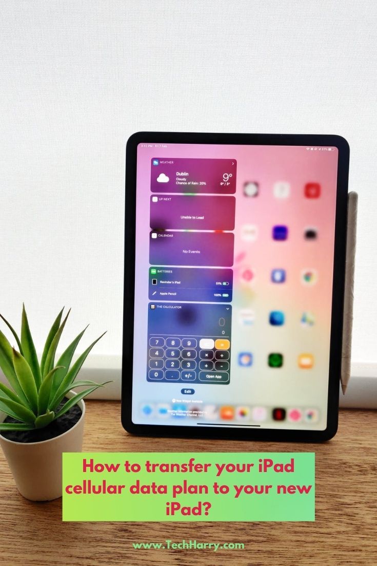 How to transfer your iPad cellular data plan to your new iPad