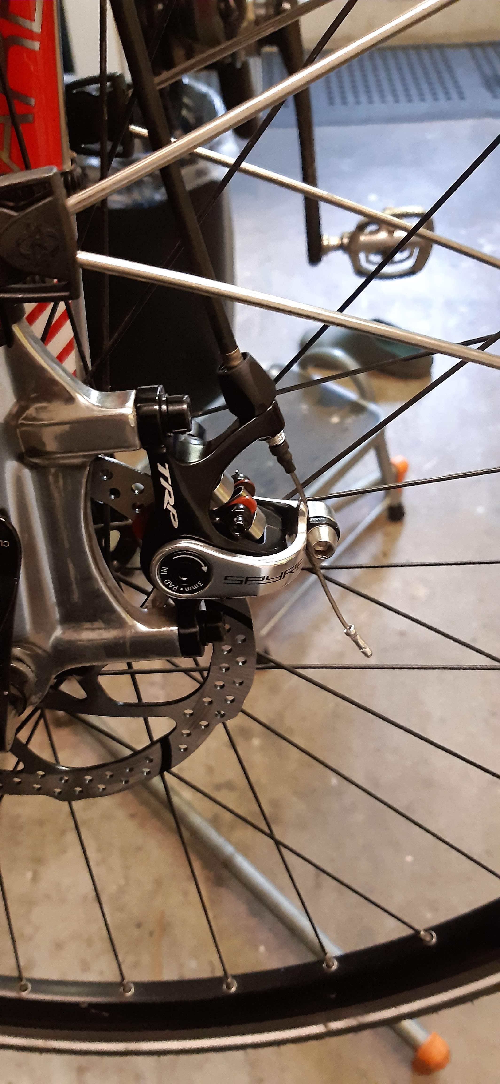Everyone Likes Pictures Boardman Bike brake upgrade