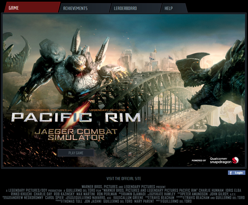 pacific rim jaeger combat simulator warner bros