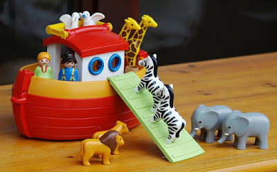 Arca-de-Noé-Playmobil-com-animais