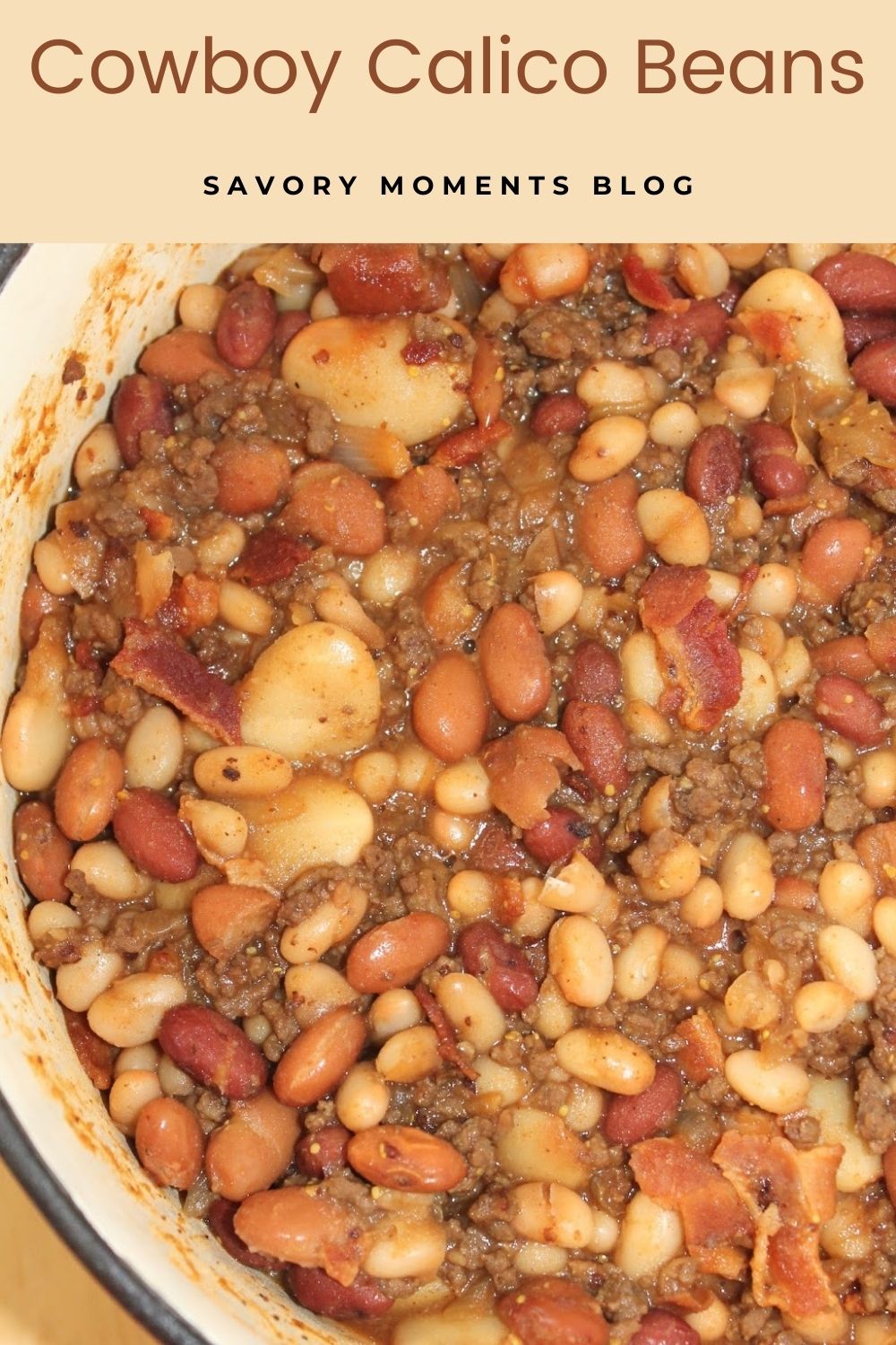 Savory Moments Cowboy calico beans
