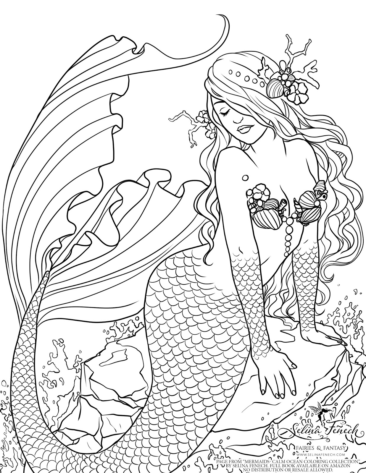 male mermaid coloring pages - photo #22