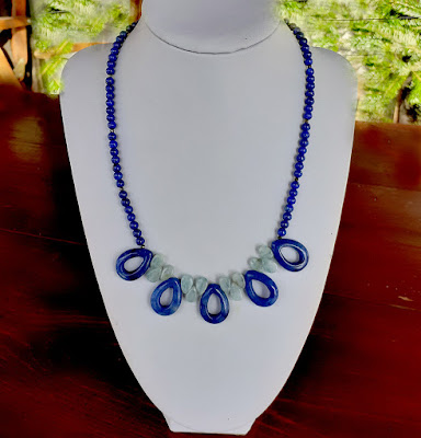 Lapis lazuli, acvamarin si aventurin albastru