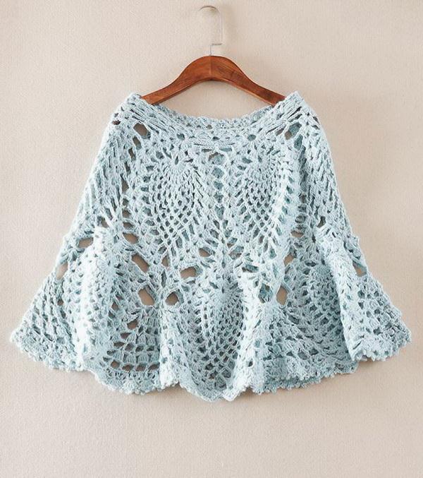 Crochet Poncho - Lace Poncho
