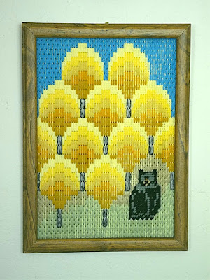 Bargello picture "Bear-ly There"