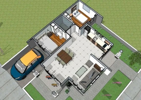 17 Desain inspiratif rumah hook 1 lantai 17 Desain inspiratif rumah hook 1 lantai