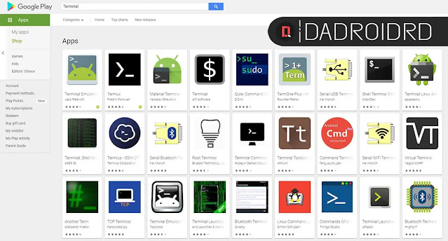 Cara menjalankan fungsi dan fitur CMD / Terminal disemua Smartphone Android