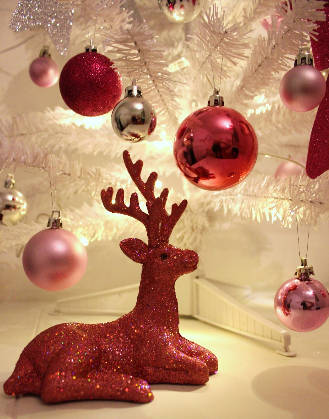 Ajisai * My pink glitter christmas tree