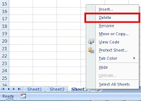 How to Create Excel New Worksheet, Delete, Rename in Hindi