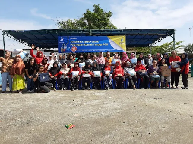 PGN Medan Edukasi Kembali Pelanggan RT 
