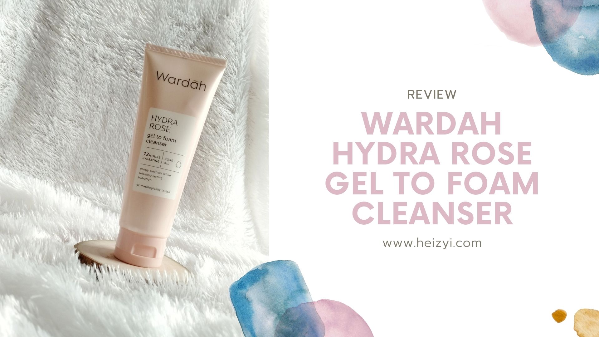 Review wardah hydra rose gel to foam cleanser
