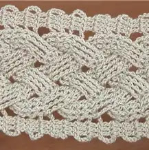 Punto Trenzas a Crochet Punto Trenzas a Crochet