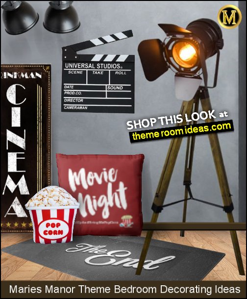 Decorating theme bedrooms Maries Manor home movie room decor