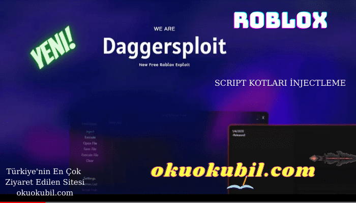 Roblox Daggersploit Ücretsiz Script Injector Programı İndir 2021