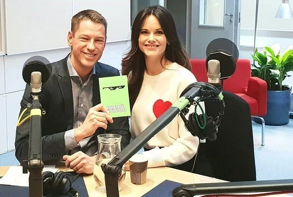Princess Sofia was the guest of the day on P4 Extra, Sveriges Radio