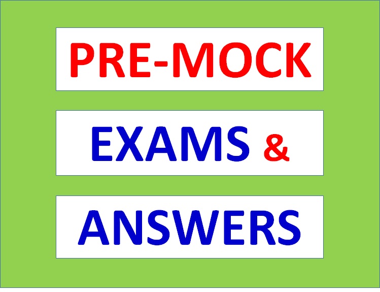 PreMock Exams Form Four Download Exams with Answers From 2021