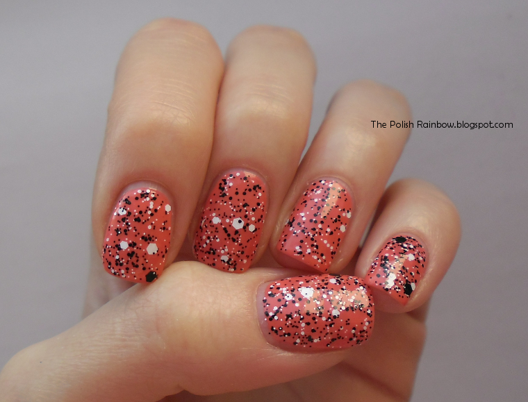 9. Coral and White Polka Dots - wide 8