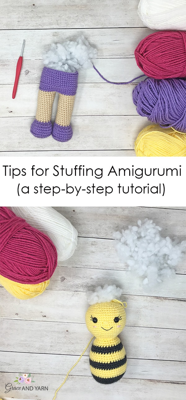 Tips for stuffing large amigurumi - Shiny Happy World