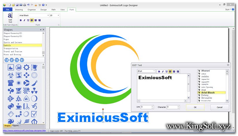 EximiousSoft Logo Designer 3.89 Full Key, Phần mềm thiết kế Logo ...