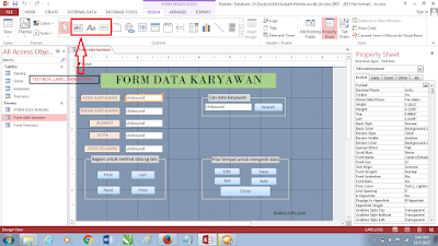 membuat database karyawan