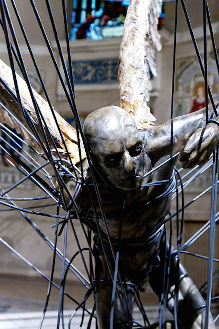 anna maria Statue of Lucifer Holy Trinity Church Marylebone