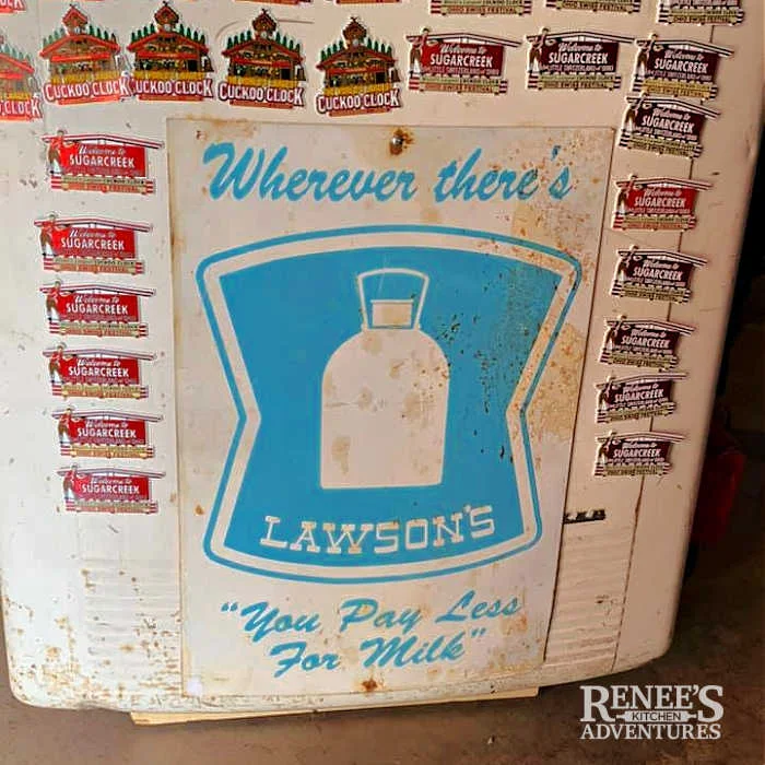 Image of an old Lawson's sign from NE Ohio found in an antique store in Sugarcreek, OH