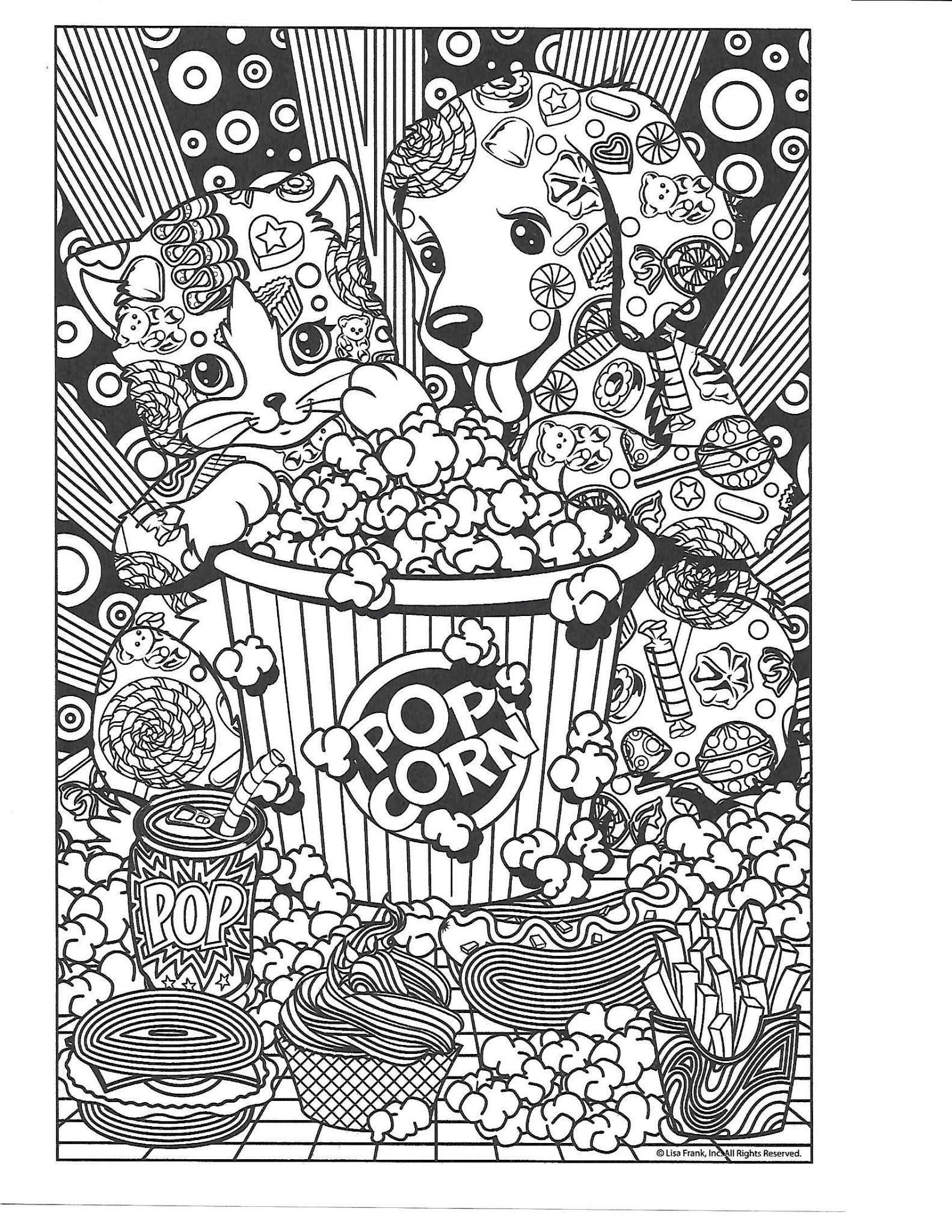Lisa Frank Coloring Pages Coloring - Lisa Frank Coloring Pictures Phenomenal Pages Cat Page By Lesley Laureano On Images Of Stephenbenedictdyson