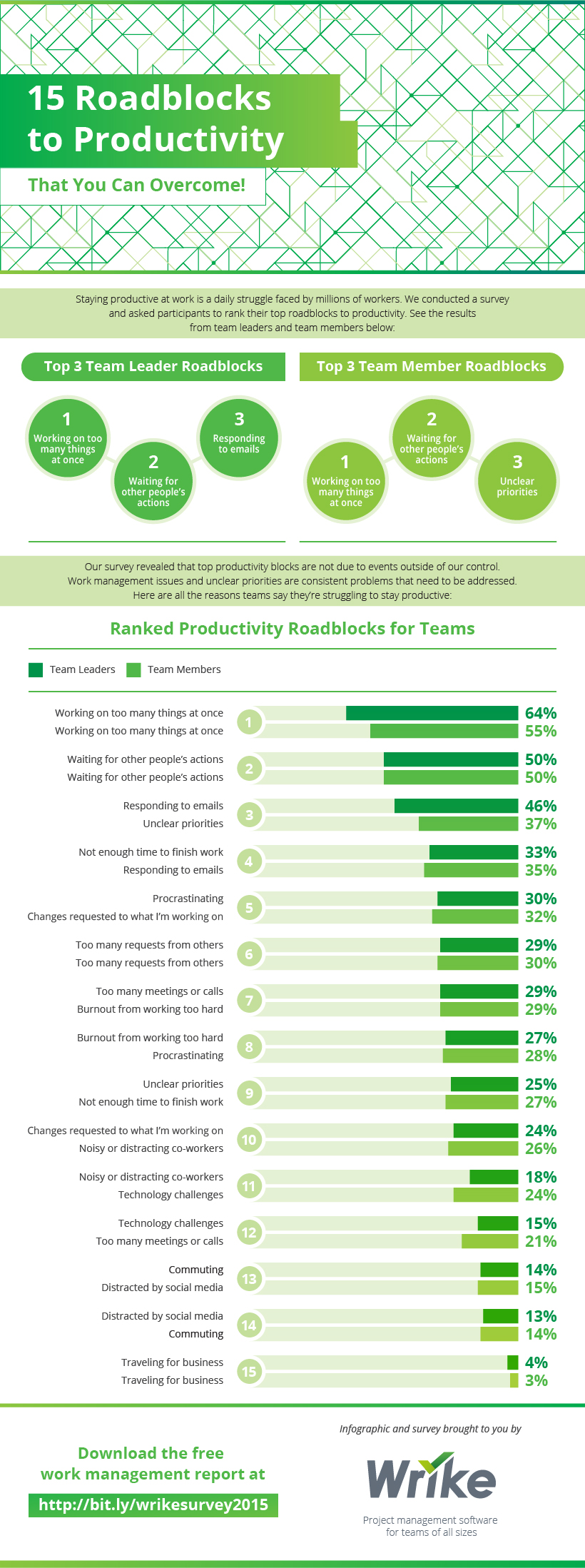 Barriers to Effective Work Performance and Productivity - Infographic