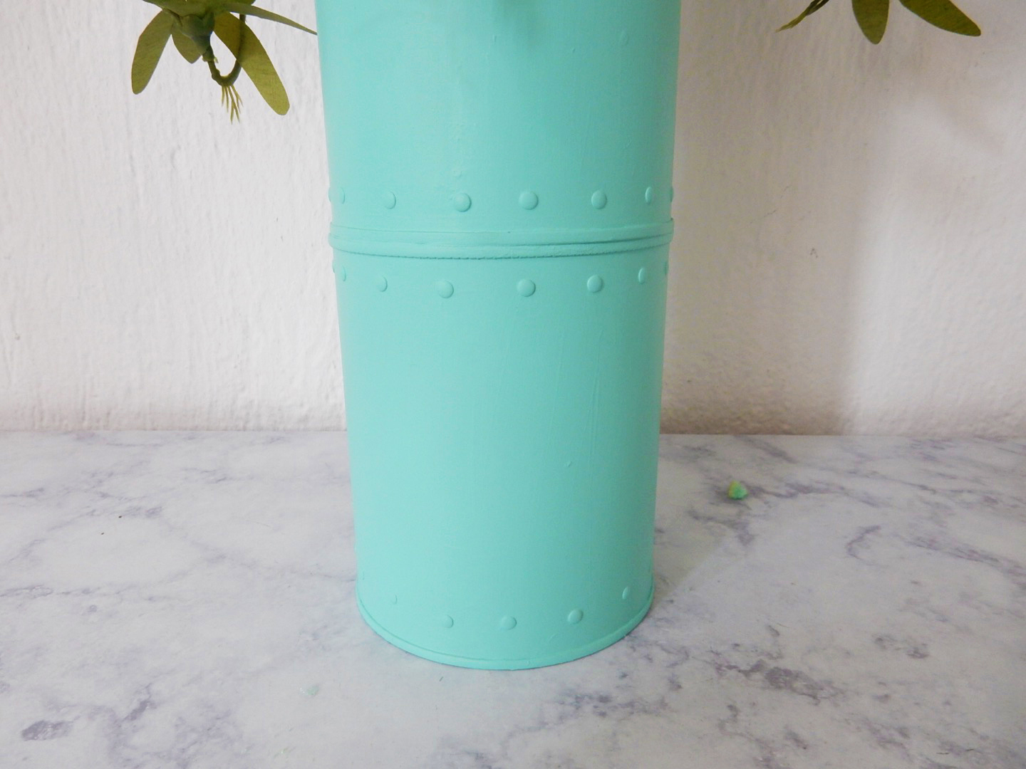 DIY Big Tin Flower Vase