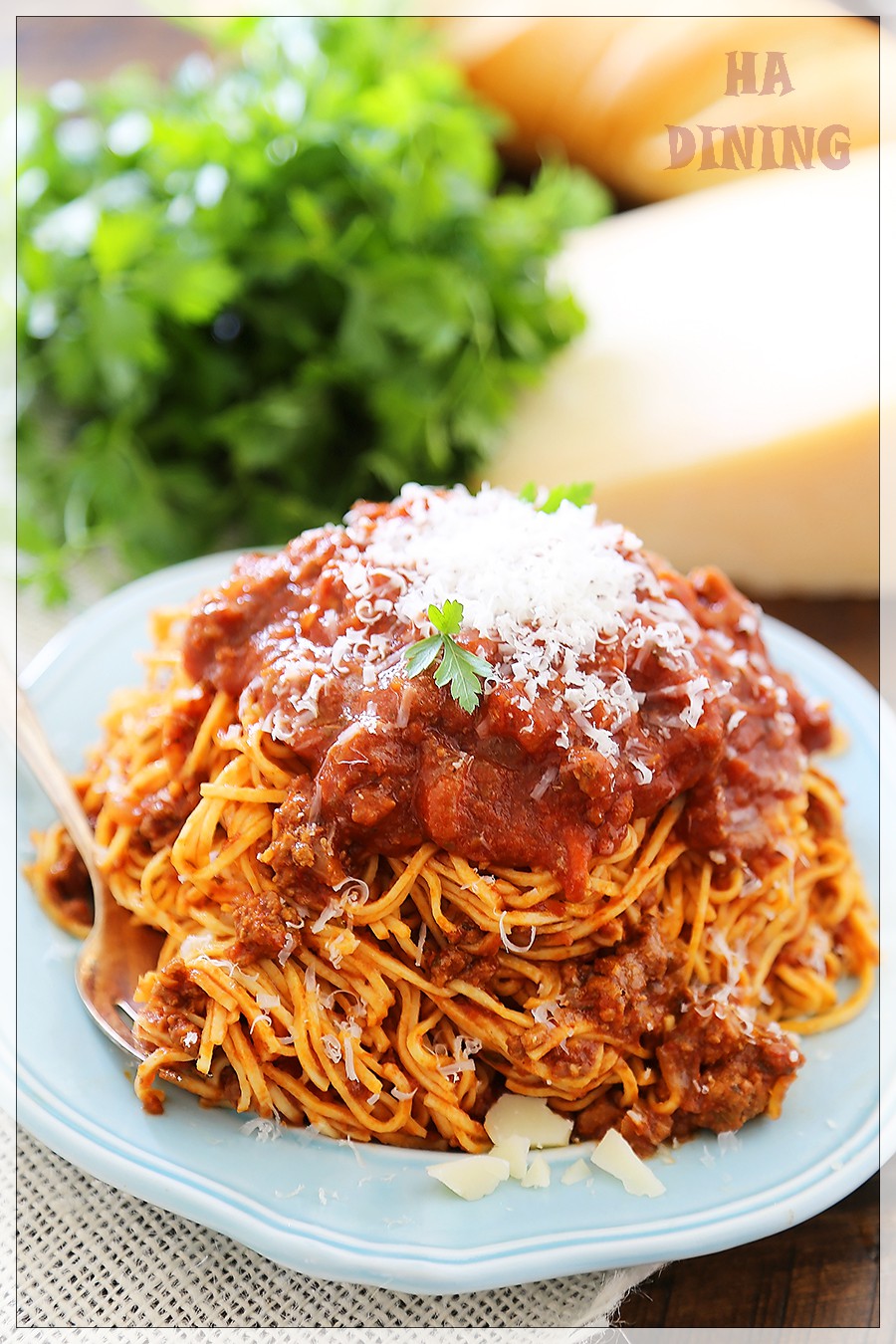 طريقة عمل باستا بولونيز | Spaghetti Bolognese Pasta | ᕼᗩ ᗪIᑎIᑎG