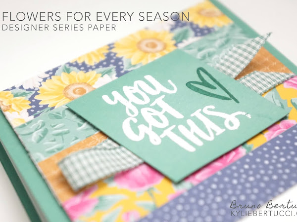 Simple Encouragement Card | Blog Hop - Pretty Cards and Paper