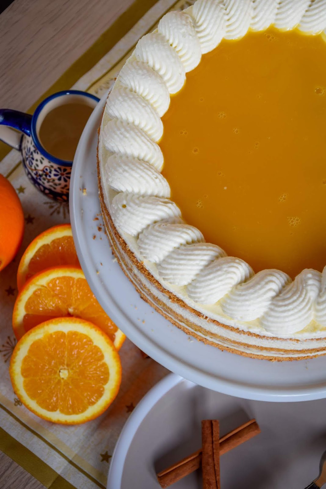 kiras_bakery: Orangen Torte/ Winterliche Orangen Torte mit Zimtcreme