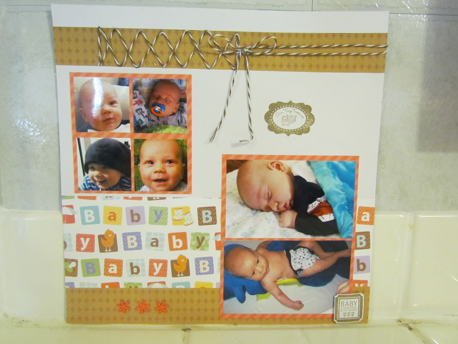 Scrap 4U: Baby Scrapbook layouts