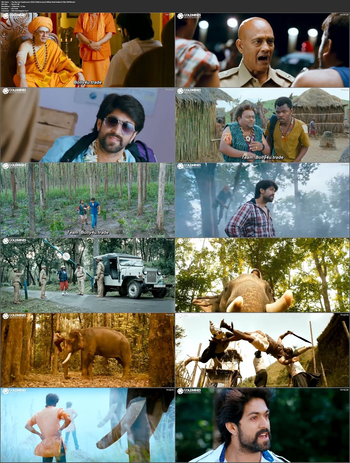 The Big Lion Gajakessari 2020 HDRip 950MB Hindi Dubbed 720p Download The Big Lion Gajakessari 2020 HDRip 950MB Hindi Dubbed 720p Download