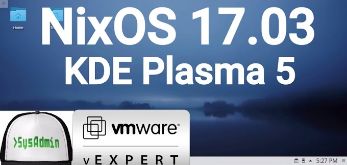 NixOS Linux Installation with KDE Plasma on VMware Workstation