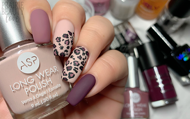 Leopard Print & Stripes – Coffee & Nail Polish