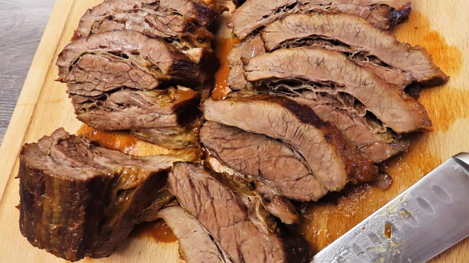 Juneći Flam u Pikantnom Umaku s Pivom Flank Steak Marinated in Beer Gravy