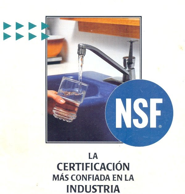 EL AGUA: Imágenes, folletos, afiches, reportajes, ...: Normas NSF/ANSI ...