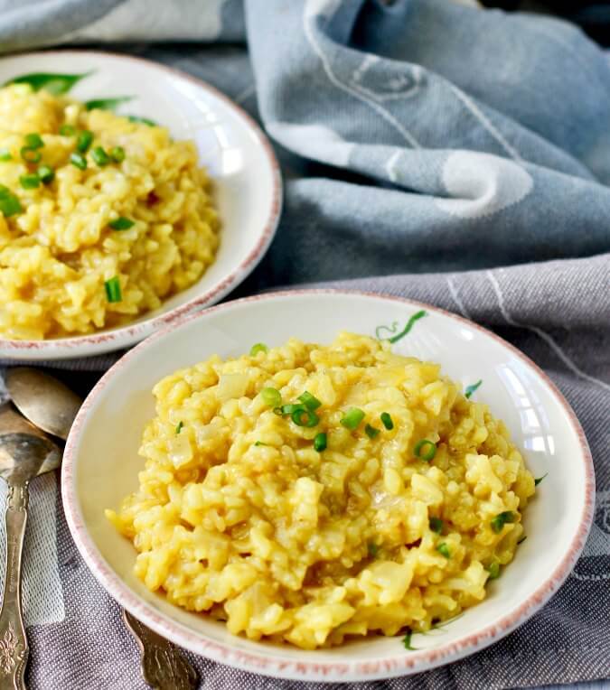 Instant Pot Saffron Risotto Karen's Kitchen Stories